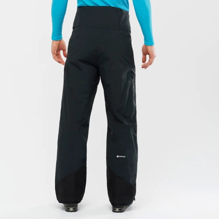 Black Salomon Gravity Gore Tex Men's Ski Pants | PH 79314U